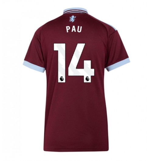 Aston Villa Pau Torres #14 Domácí Dres pro Dámské 2026-27 Krátký Rukáv Aston Villa Pau Torres #14 Domácí Dres pro Dámské 2026-27 Krátký Rukáv